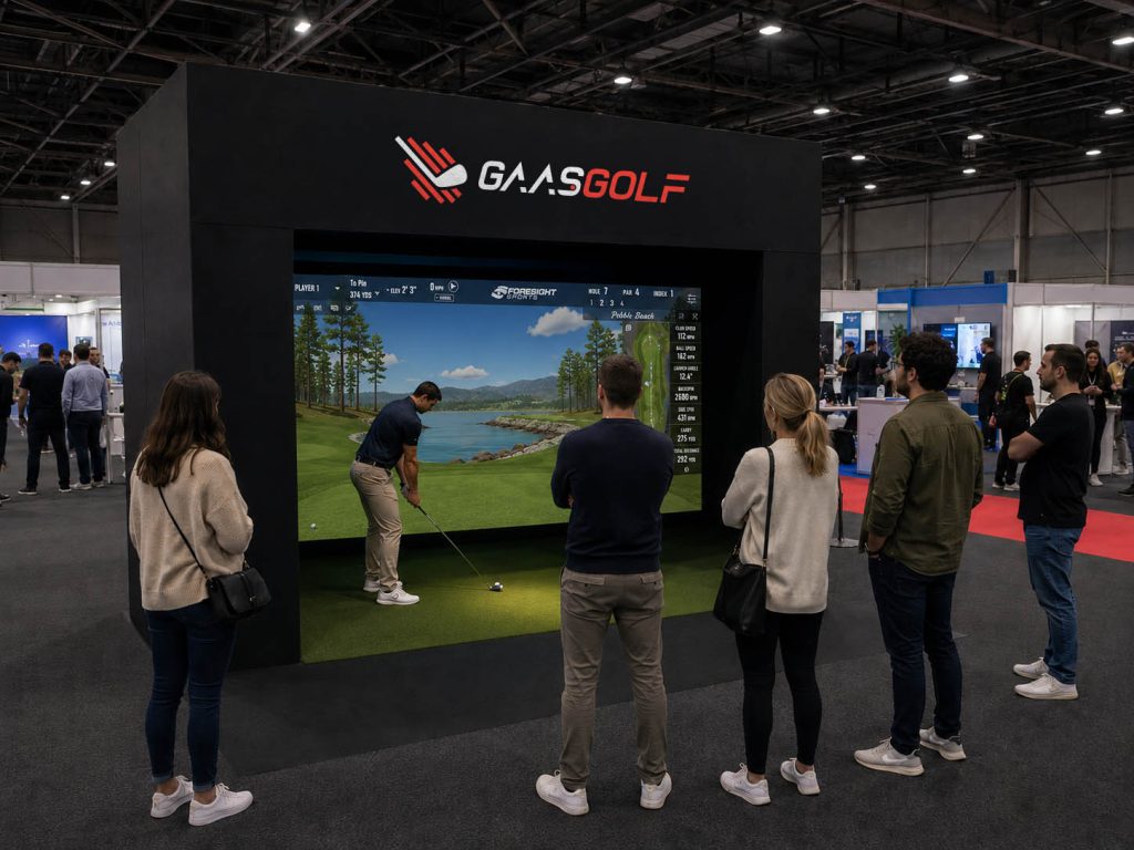 simulador de golf para eventos