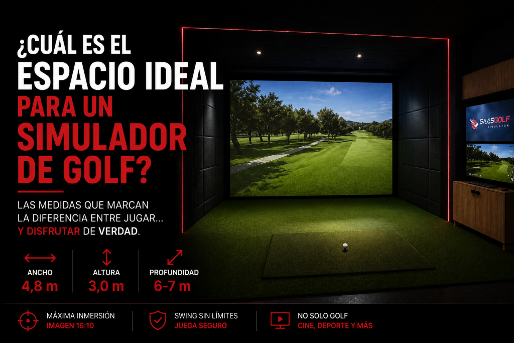 DIMESIONES SIMULADOR DE GOLF
